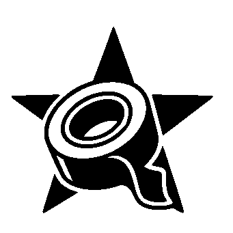 Tattoo Flash Tape Roll Star Logo