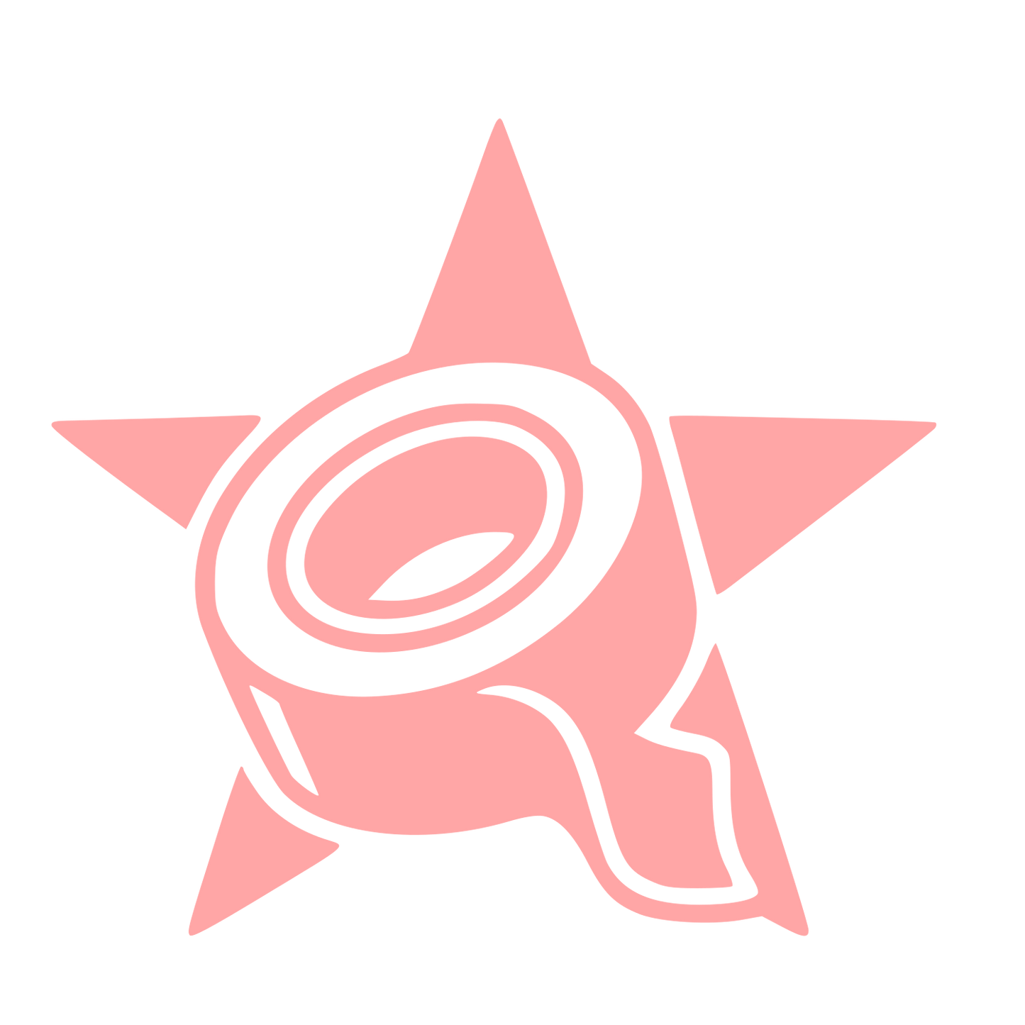 Tattoo Flash Tape Roll Star Logo #ffa6a6