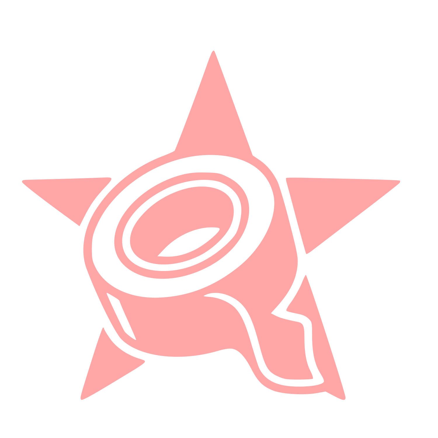 Tattoo Flash Tape Roll Star Logo #ffa6a6