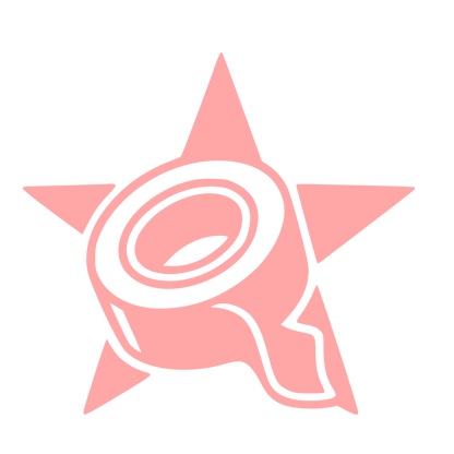 Tattoo Flash Tape Roll Star Logo #ffa6a6