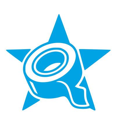 Tattoo Flash Tape Roll Star Logo #00a3e4