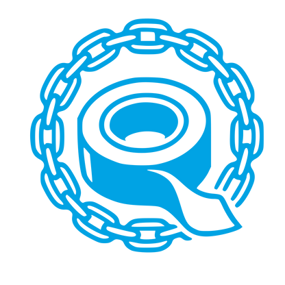 Tape Roll Chain Logo #00a3e4