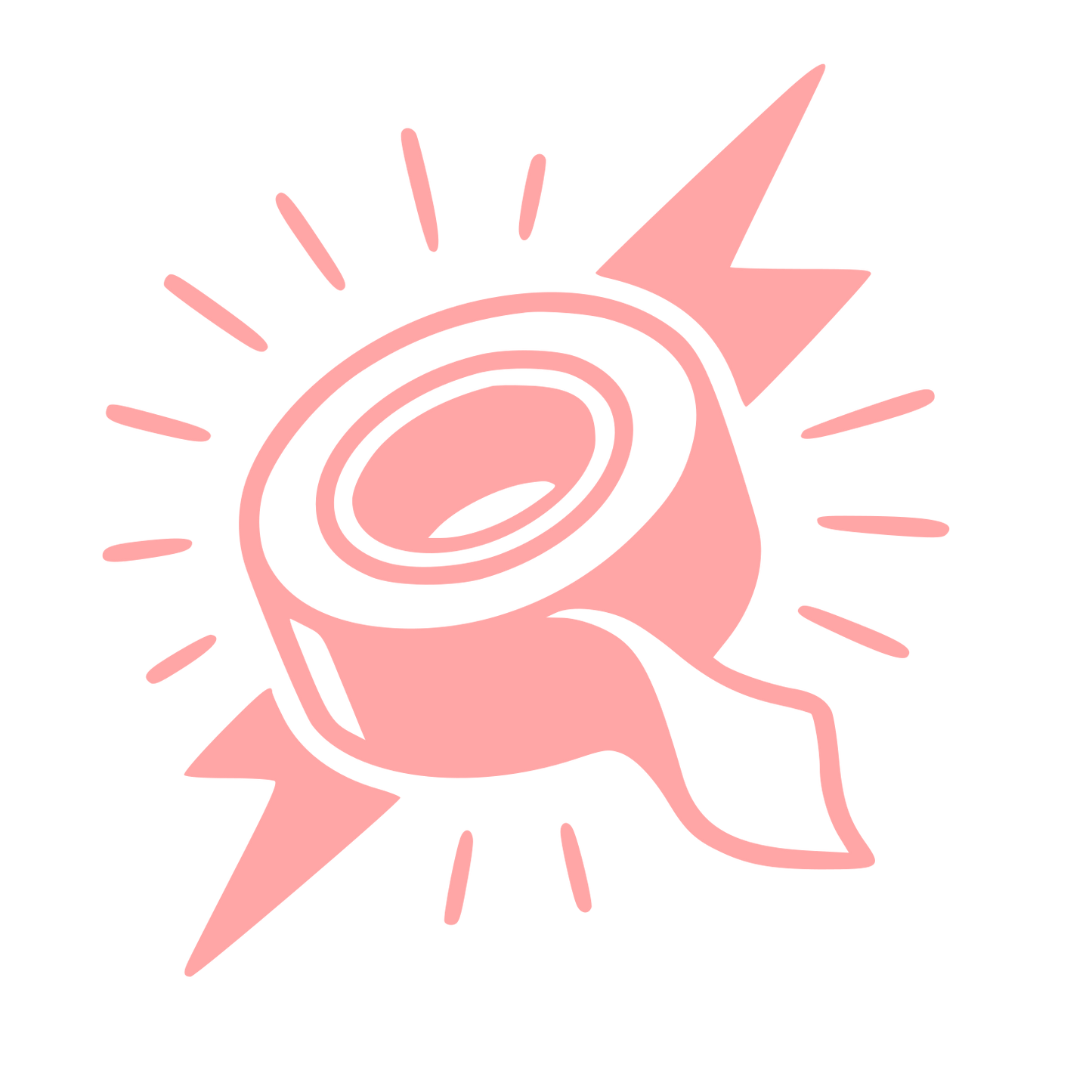 Tape Roll Flash Logo #ffa6a6
