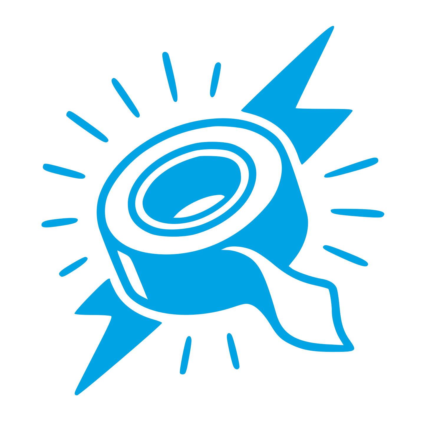 Tape Roll Flash Logo #00a3e4