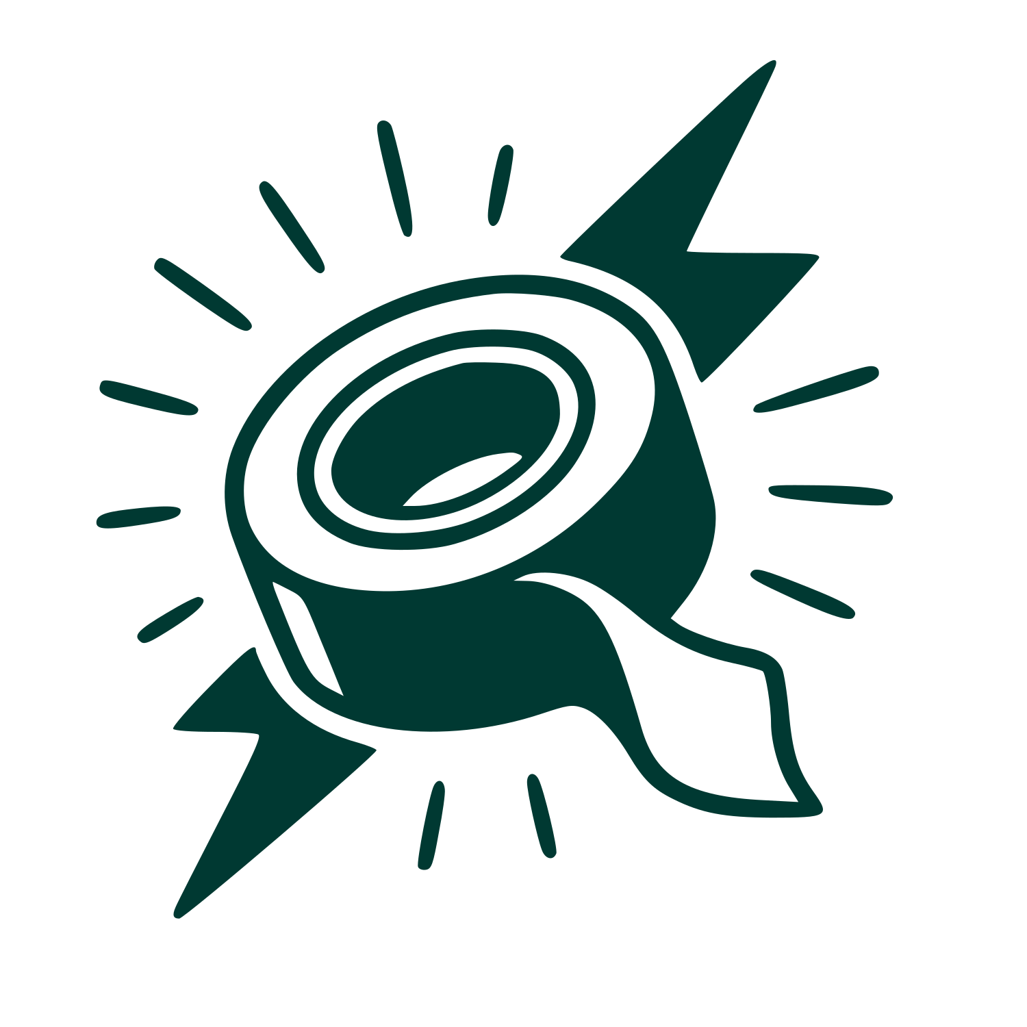 Tape Roll Flash Logo #003932