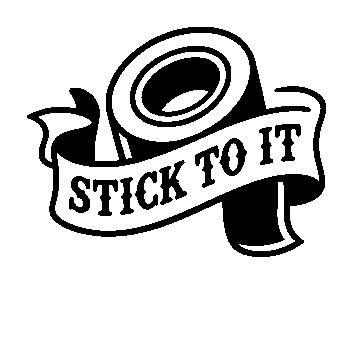 Tape Roll Tattoo Flash Logo