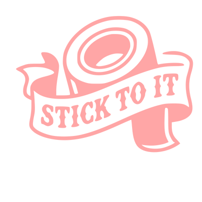Tape Roll Tattoo Flash Logo #ffa6a6