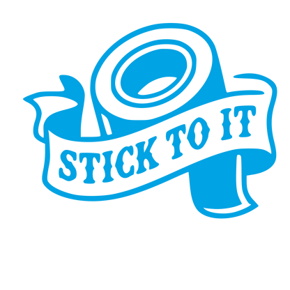 Tape Roll Tattoo Flash Logo #00a3e4