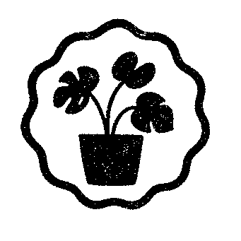 Potted Plant Badge Logo