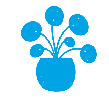 Pilea Potted Plant Logo #00a3e4