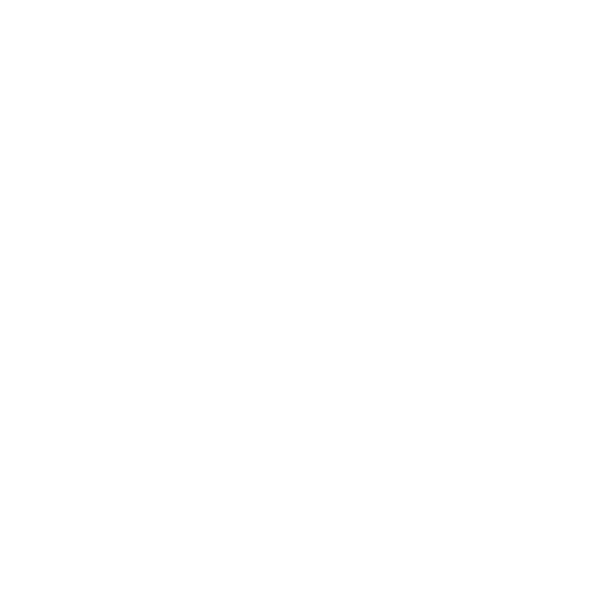 Monstera Potted Plant Logo #ffffff