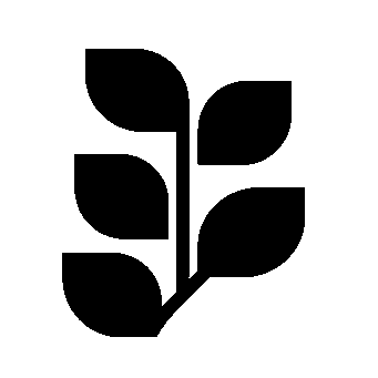 Bold Geometric Plant Logo