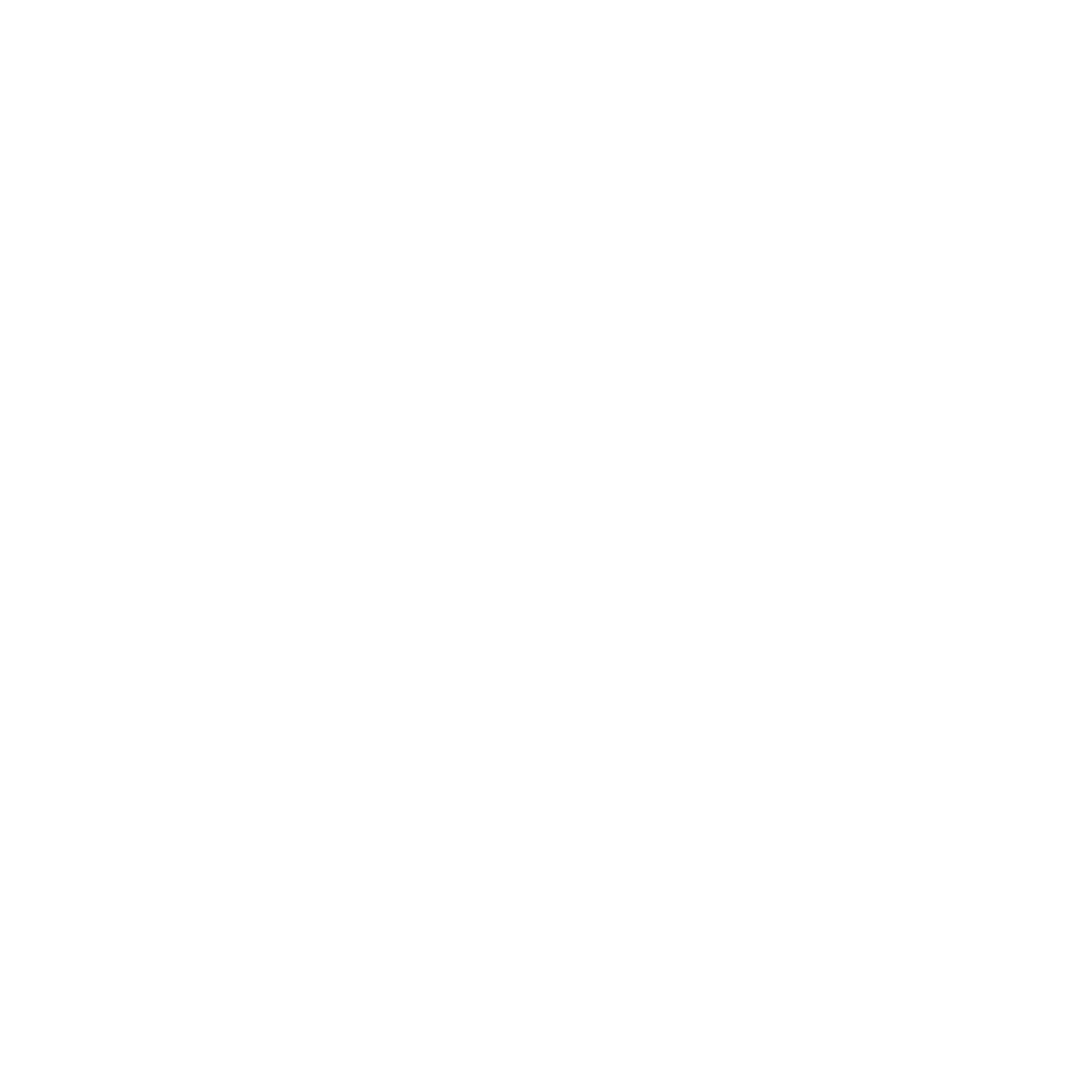 Bold Plant Sprout Logo #ffffff