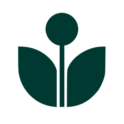 Bold Plant Sprout Logo #003932