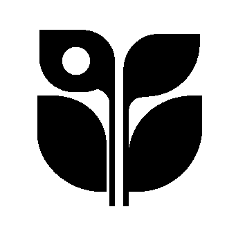 Bold Geometric Plant Logo