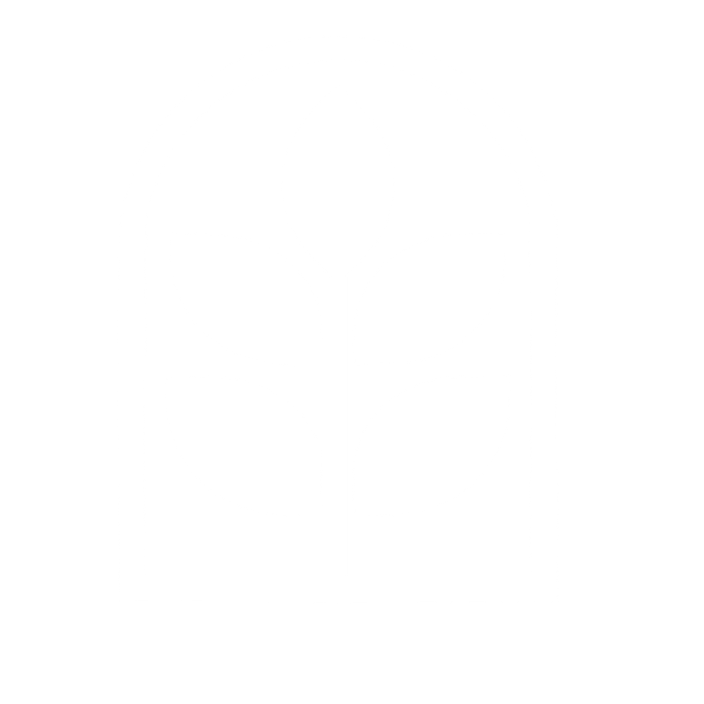 Arched Window Plant Logo #ffffff