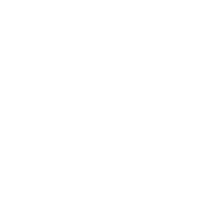 Arched Window Plant Logo #ffffff