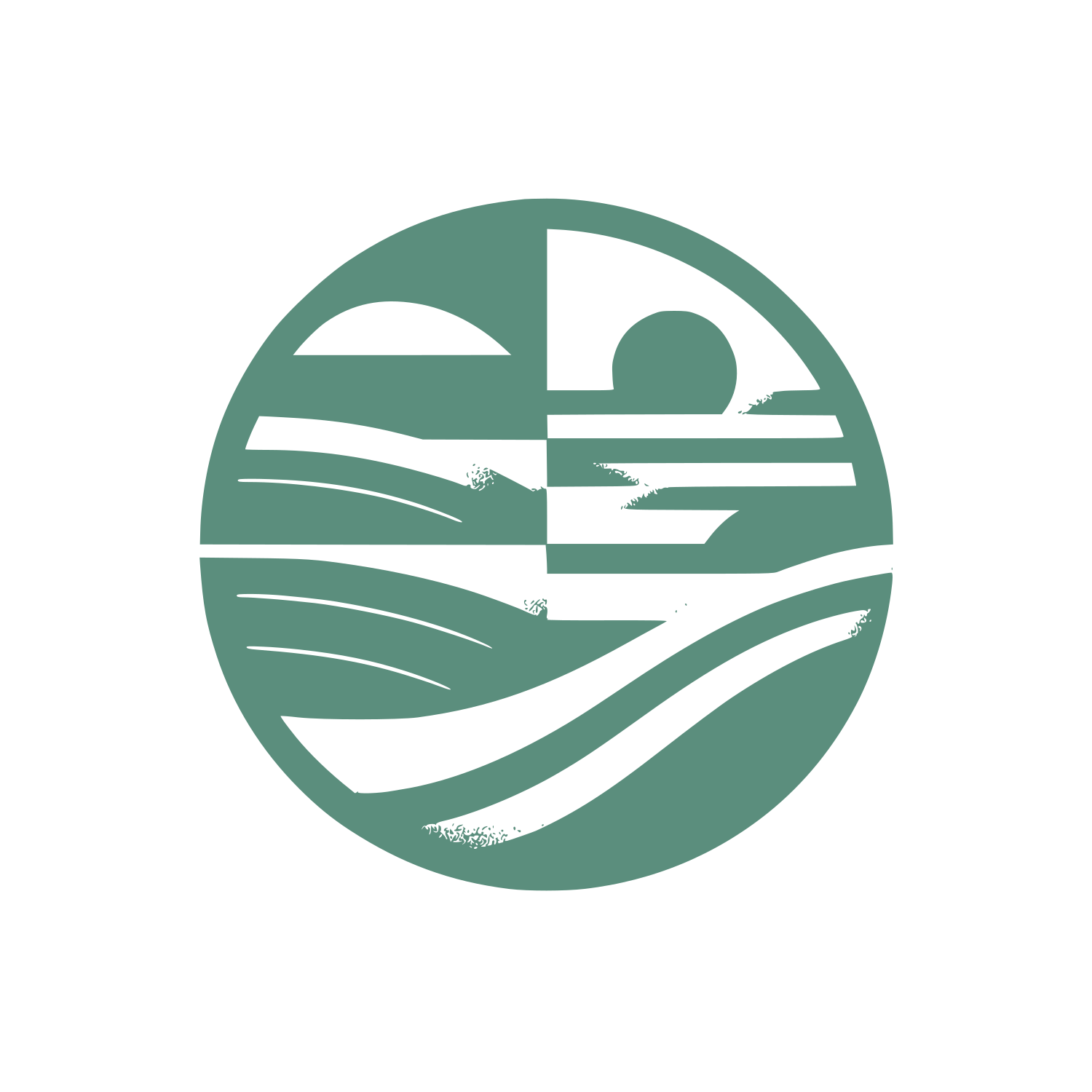 Landscape World Logo #5B8E7D