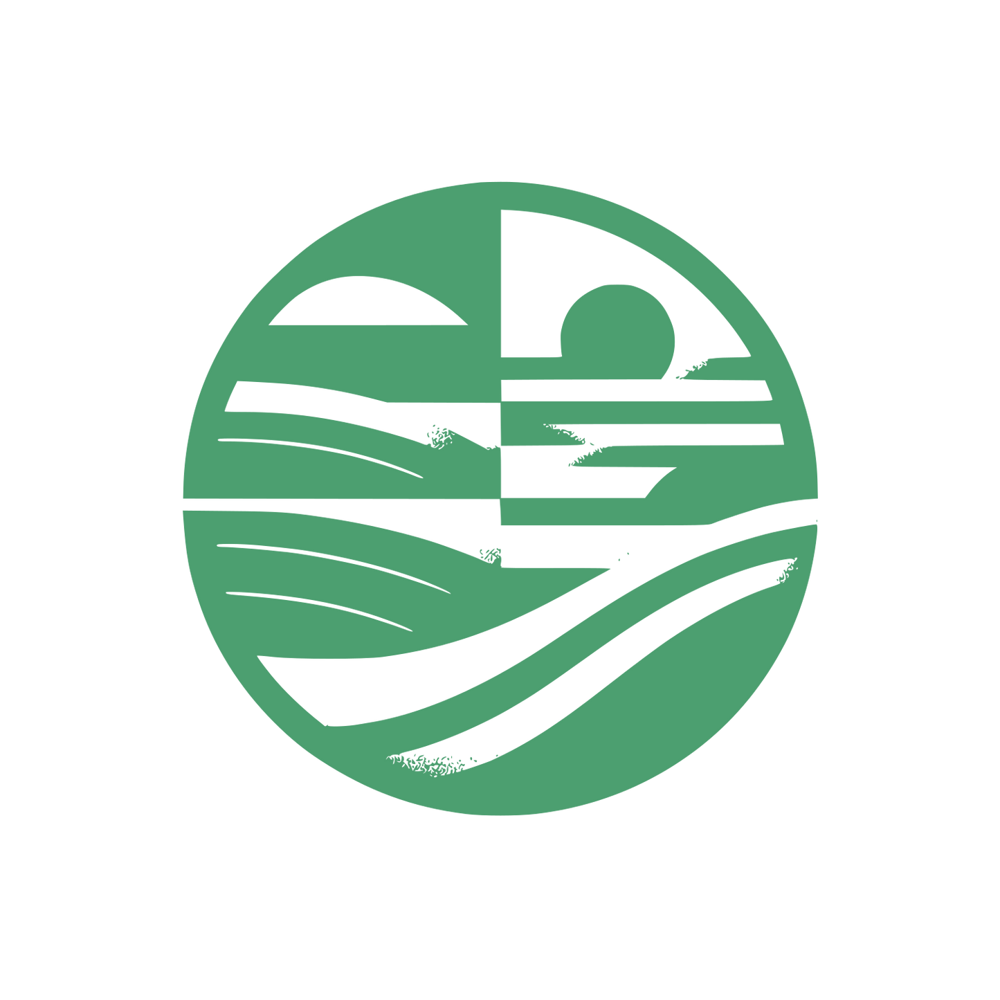 Landscape World Logo #4C9F70