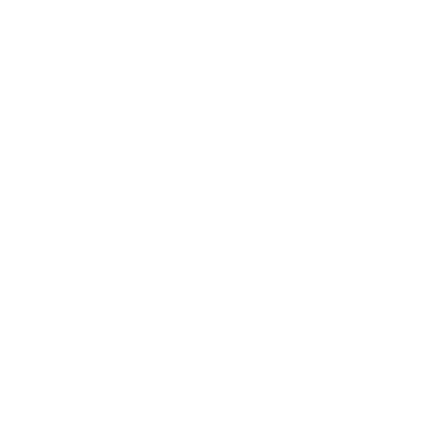 Monoline Ice Cream Bowl Logo #ffffff