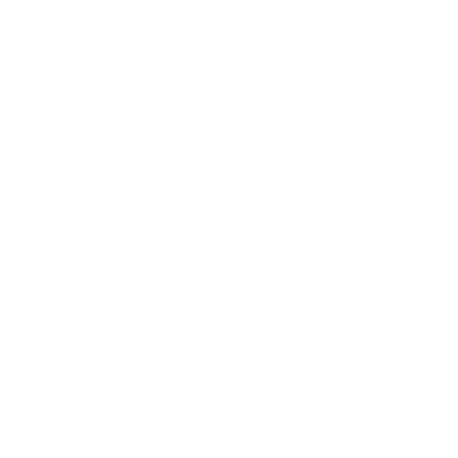 Monoline Ice Cream Cone Logo #ffffff