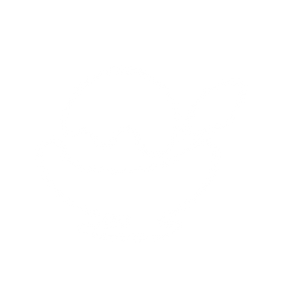 Monoline Ice Cream Bowl Logo #ffffff