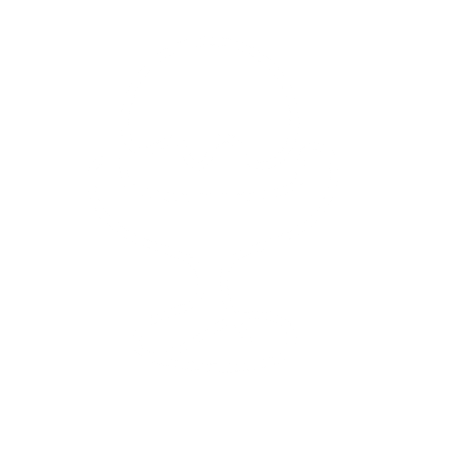Monoline Ice Cream Sundae Logo #ffffff