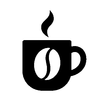 Coffee Cup Bean Logo