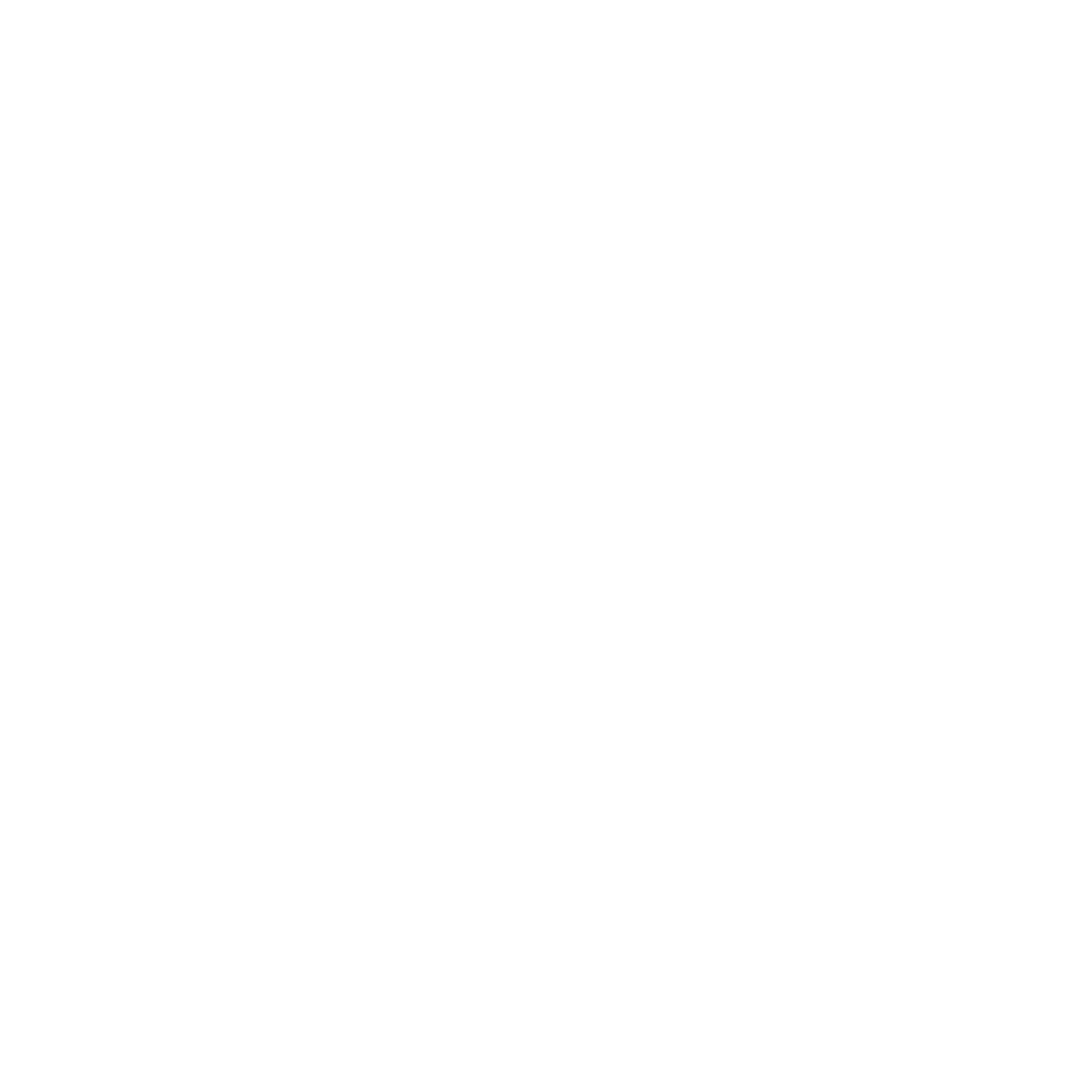 Coffee Cup Bean Logo #ffffff