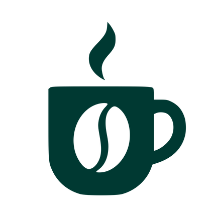 Coffee Cup Bean Logo #003932