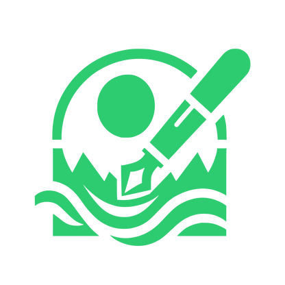 Pen Nature Logo #2ECC71