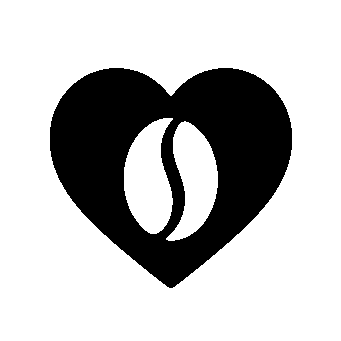Coffee Bean Heart Logo