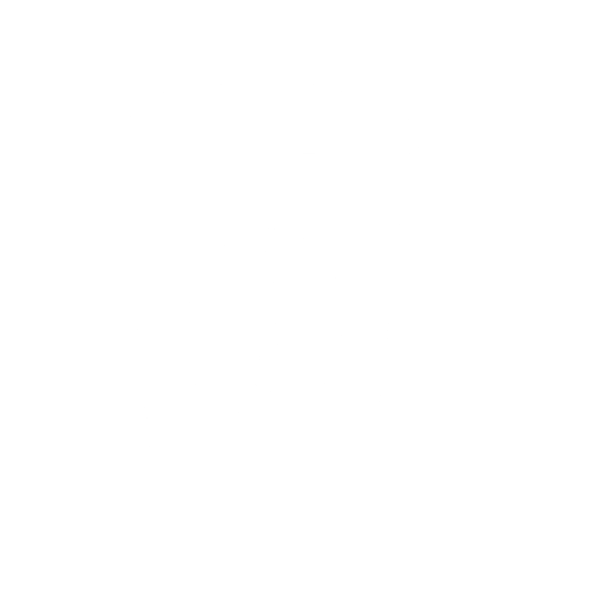 Coffee Cup Bean Logo #ffffff