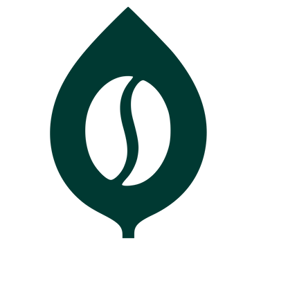 Coffee Bean Leaf Logo #003932