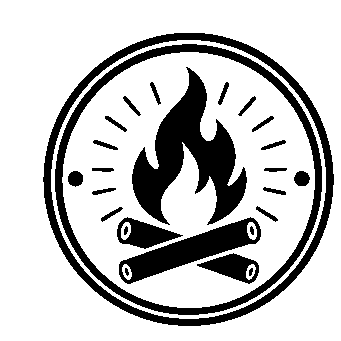 Campfire Badge Stamp Logo
