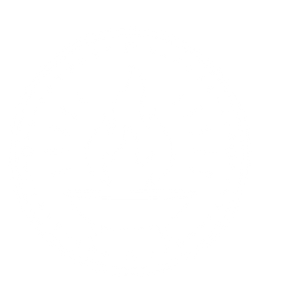 Fire Cauldron Stamp Badge Logo #ffffff