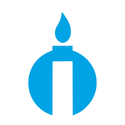 Bauhaus Candle Circle Logo #00a3e4