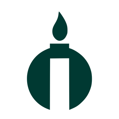 Bauhaus Candle Circle Logo #003932