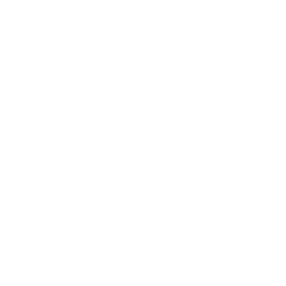 Candle in Cup Logo #ffffff