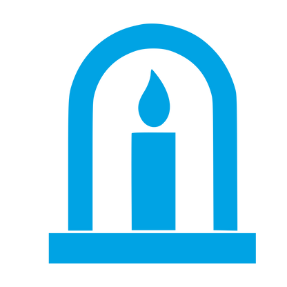 Bauhaus Candle Arch Logo #00a3e4