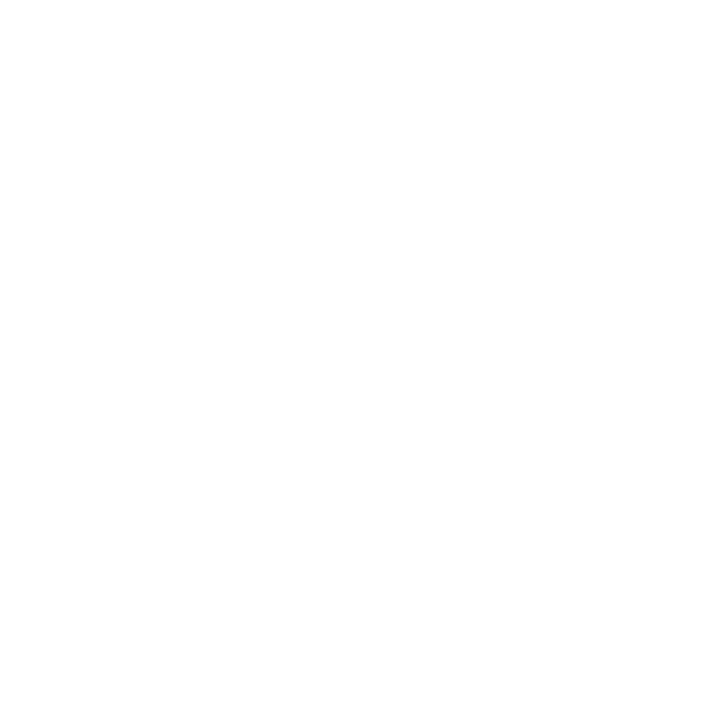 Bauhaus Candle Arch Logo #ffffff