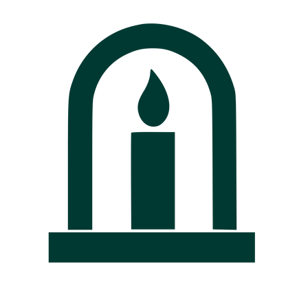 Bauhaus Candle Arch Logo #003932