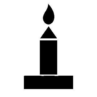 Bauhaus Candle Flame Logo