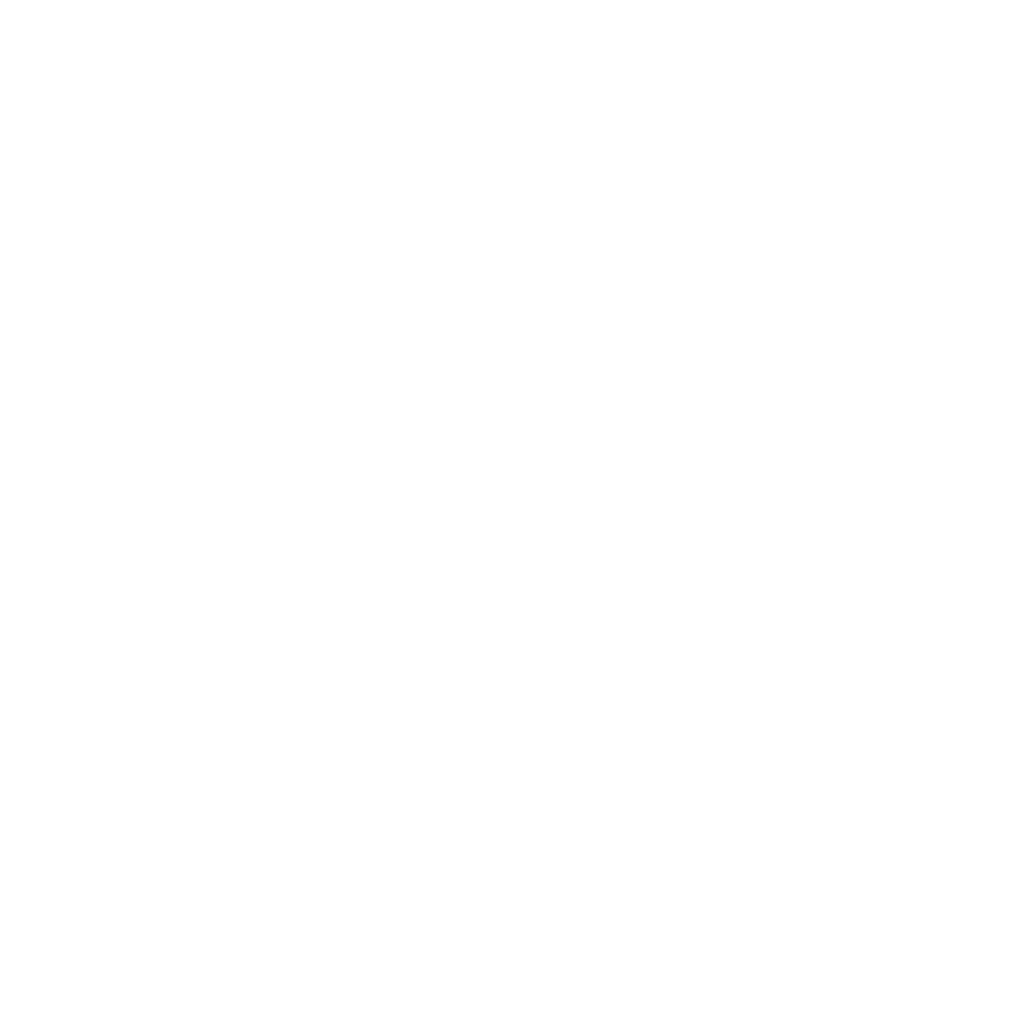 Candle Map Pin Logo #ffffff