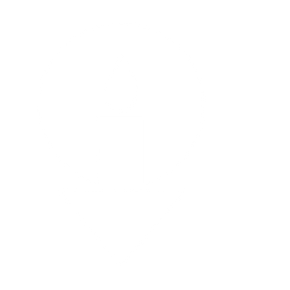 Candle Map Pin Logo #ffffff