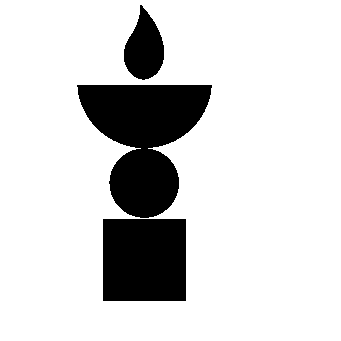 Bauhaus Candle Stack Logo