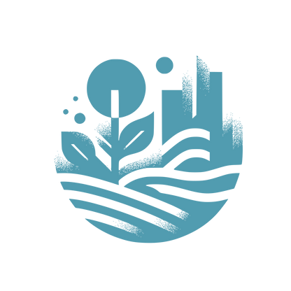 Landscape in Circle Logo #519cb0