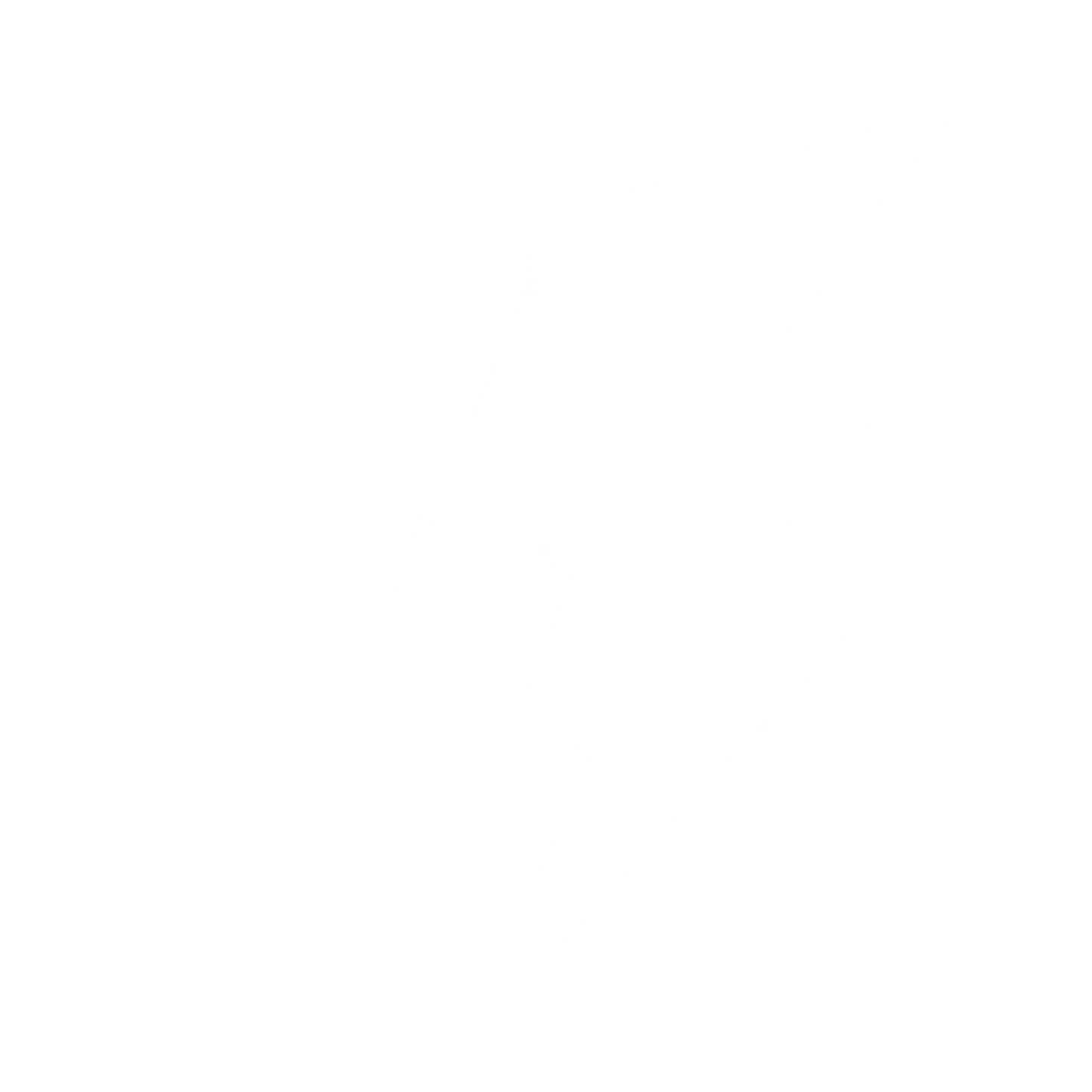 Hand-Drawn Lightning Bolt Logo #ffffff
