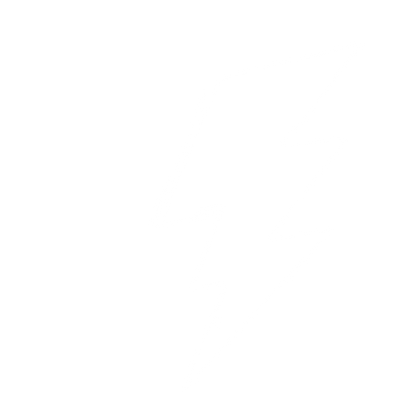 Hand-Drawn Lightning Bolt Logo #ffffff