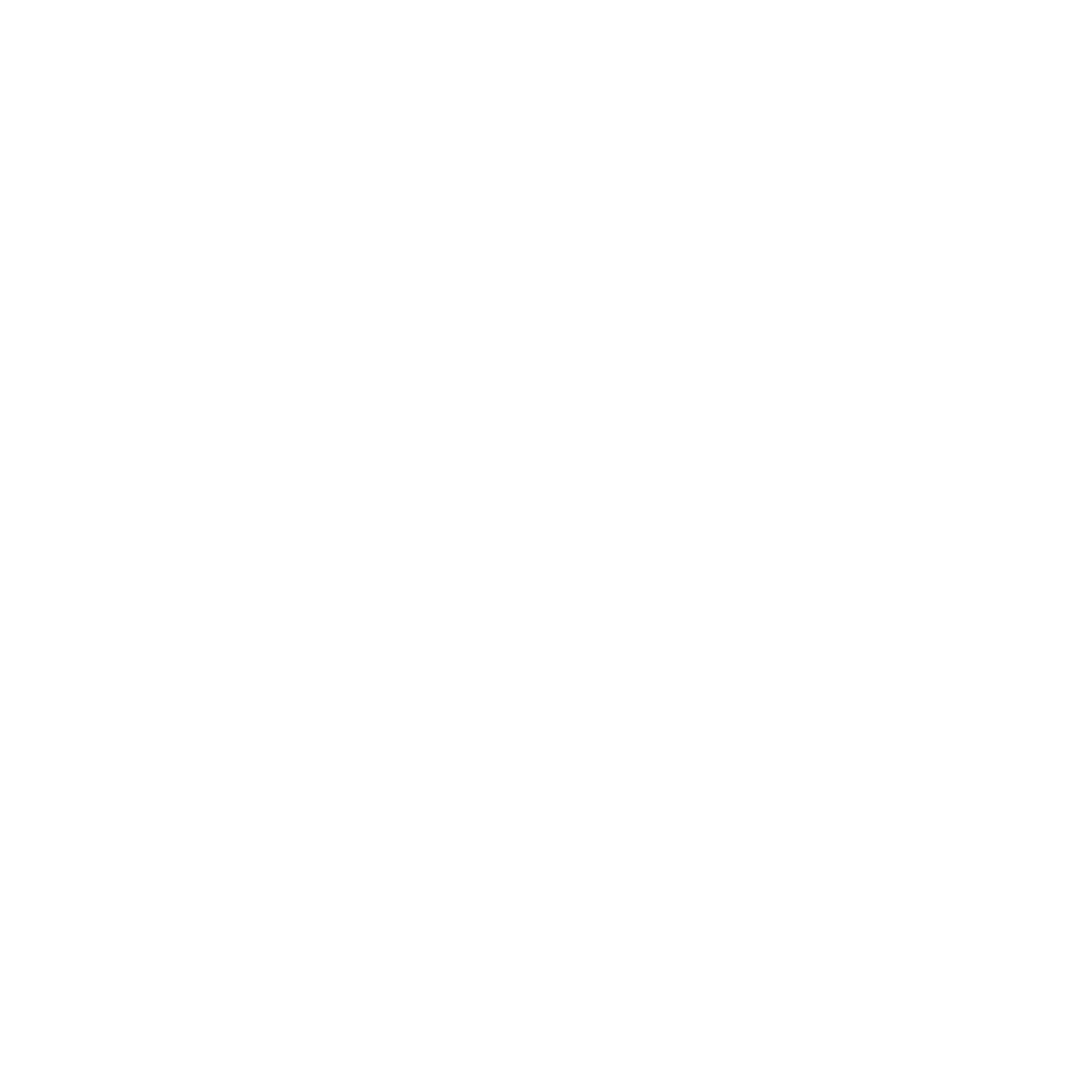 Hand-Drawn Lightning Bolt Logo #ffffff